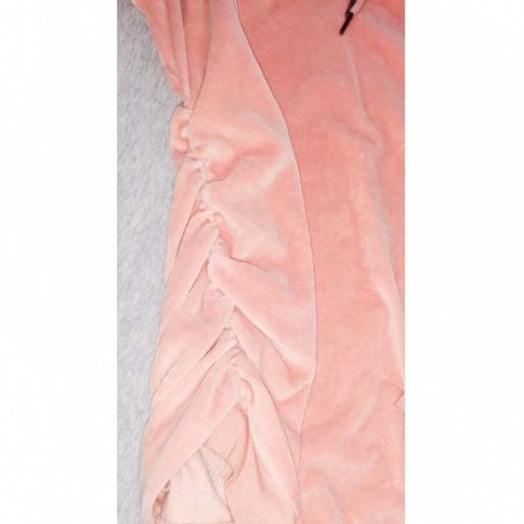 NWT Isabel Plus Maternity Velour Pullover Pink - Picture 3 of 5